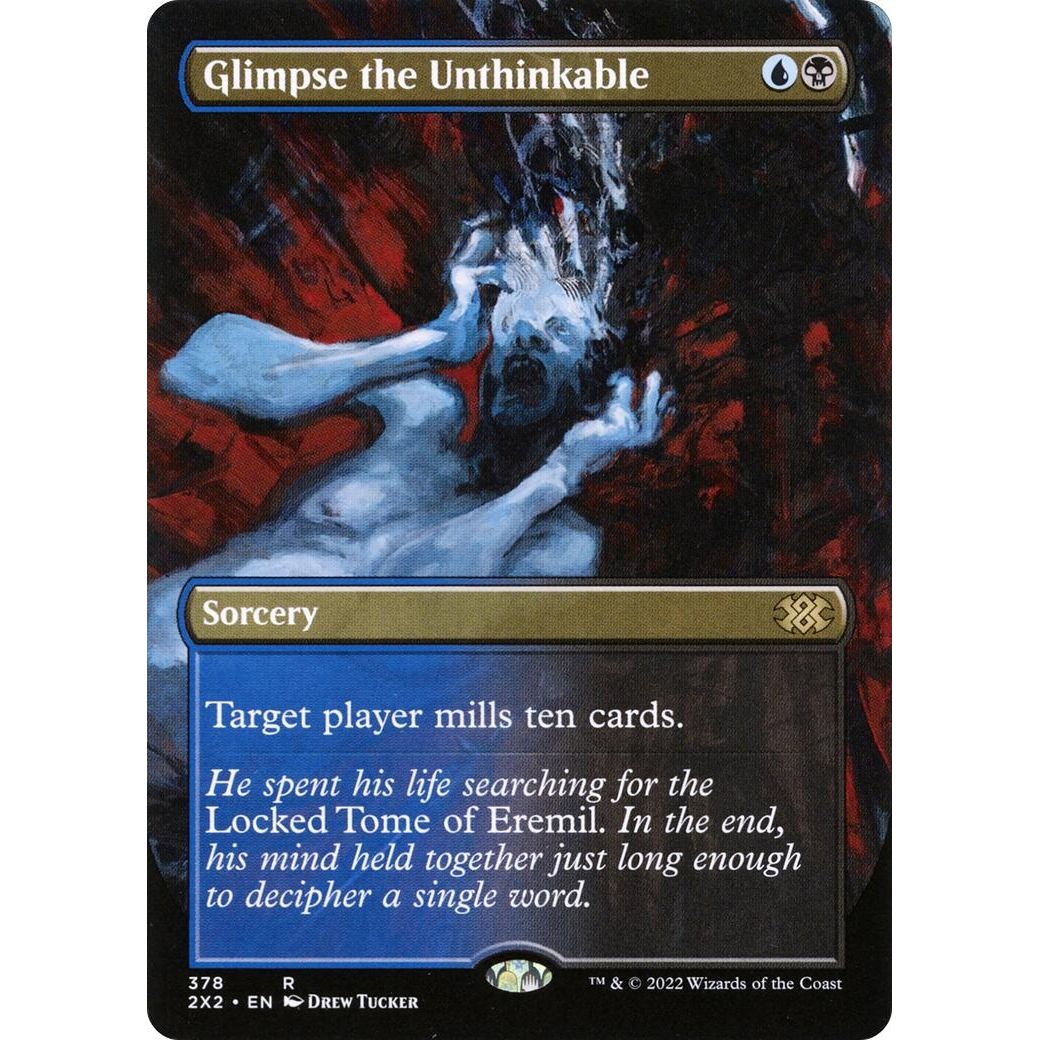 Image for Glimpse the Unthinkable (Borderless) (378) (2X2) - Magic: The Gathering