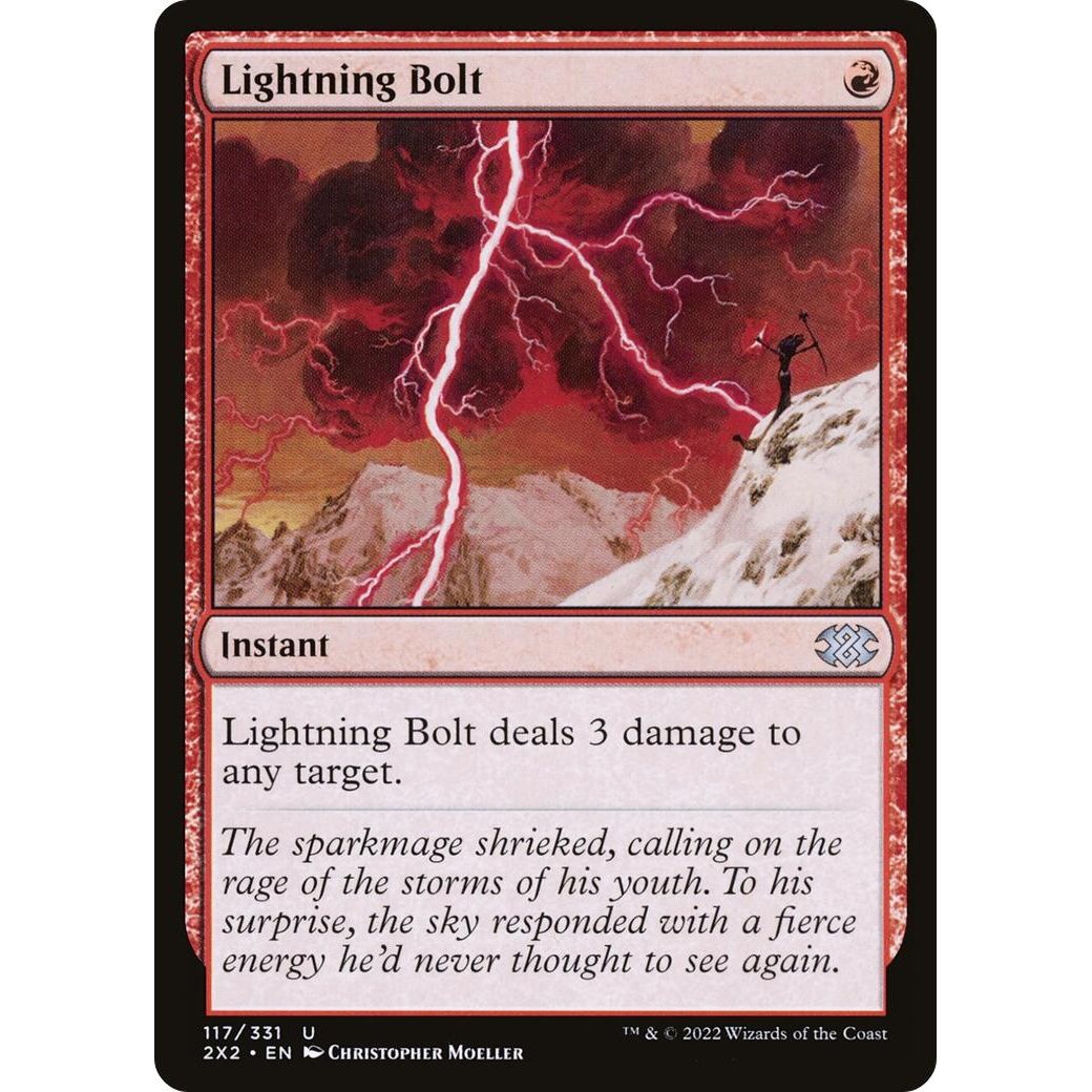 Image for Lightning Bolt (117) (2X2) - Magic: The Gathering