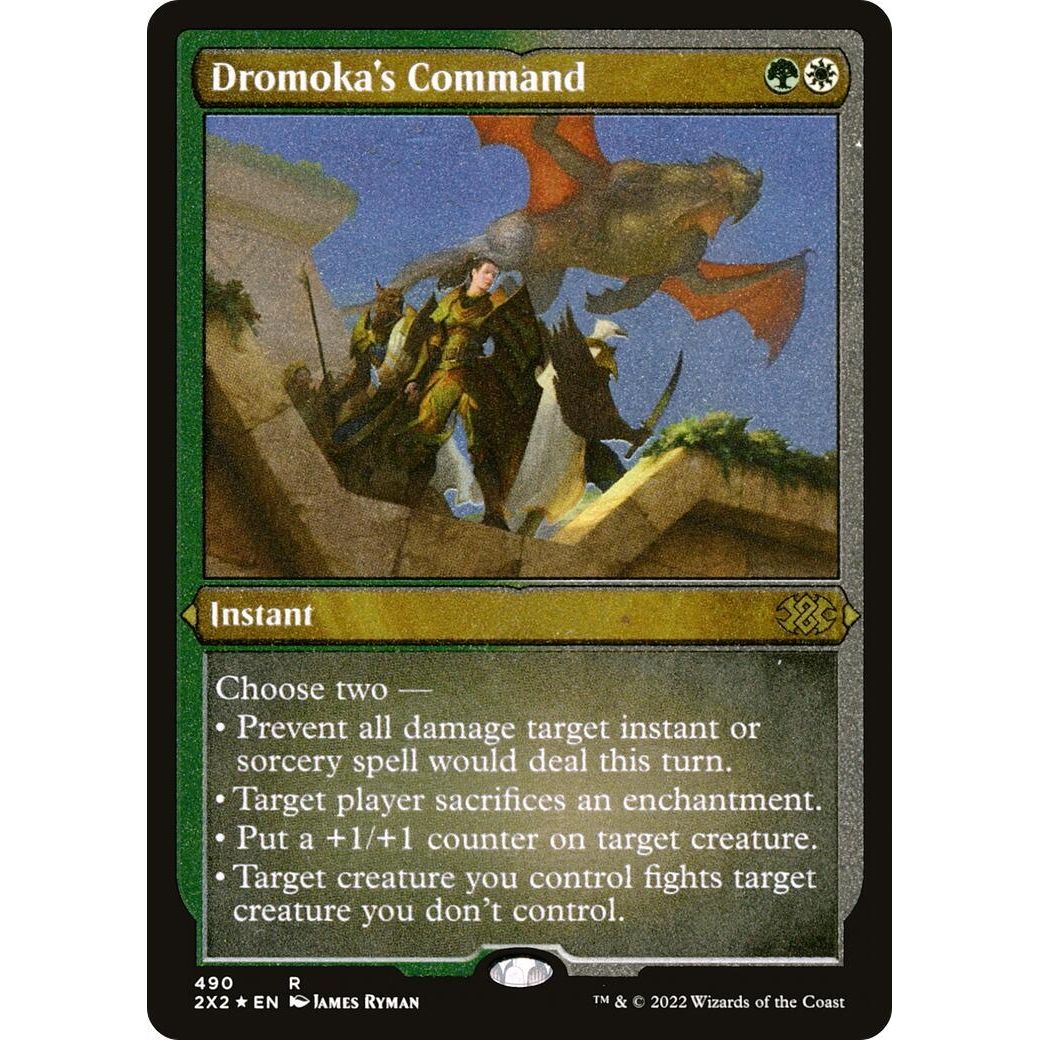 Image for Dromoka's Command (Foil Etched) (490) (2X2) - Magic: The Gathering