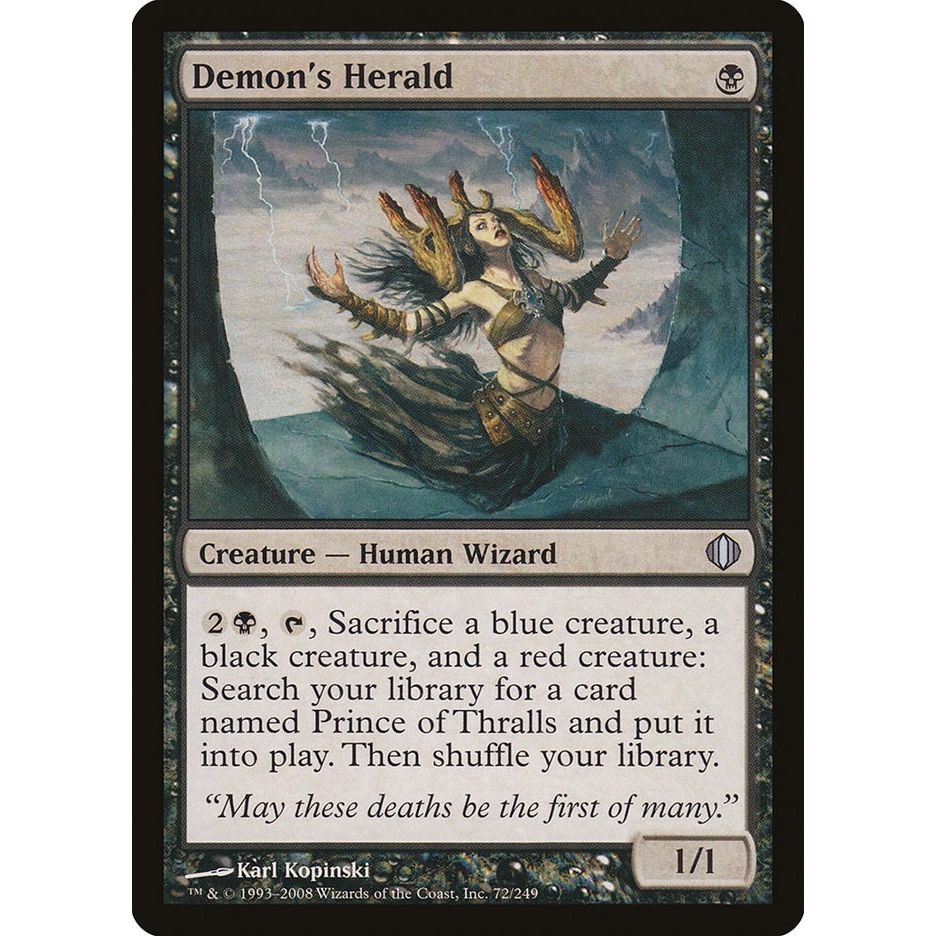 Image for Demon's Herald (72) (ALA) - Magic: The Gathering