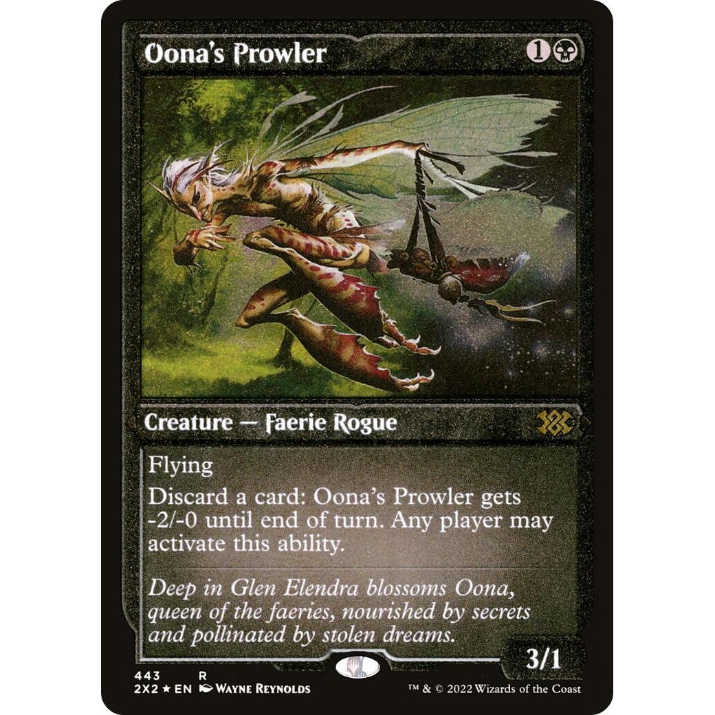 Image for Oona's Prowler (Foil Etched) (443) (2X2) - Magic: The Gathering