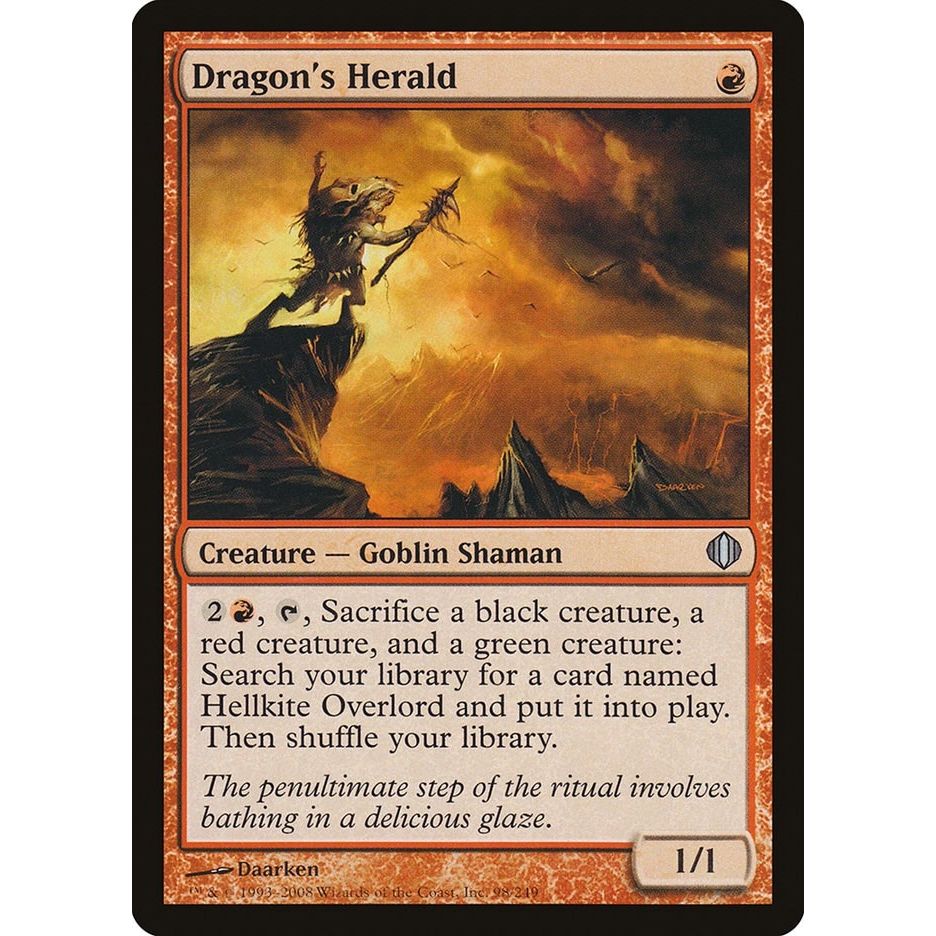 Image for Dragon's Herald (98) (ALA) - Magic: The Gathering
