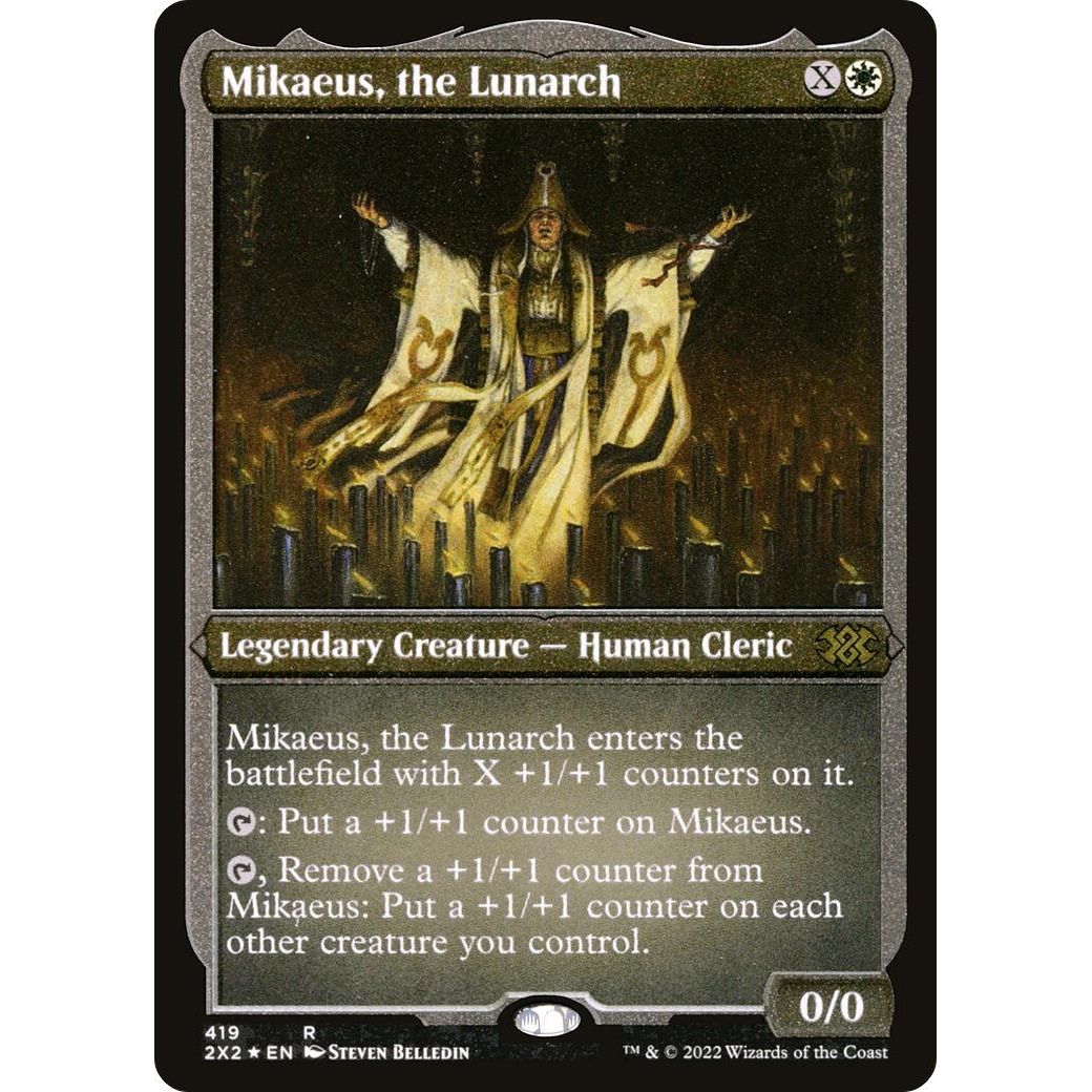 Image for Mikaeus, the Lunarch (Foil Etched) (419) (2X2) - Magic: The Gathering