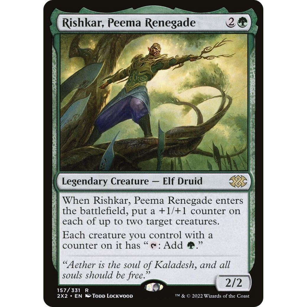 Image for Rishkar, Peema Renegade (157) (2X2) - Magic: The Gathering