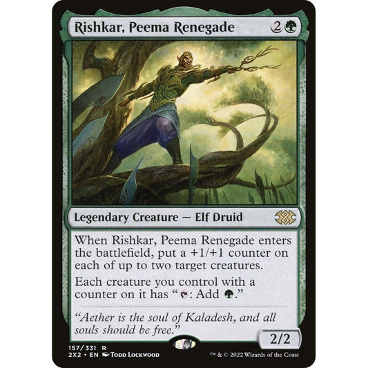 Image for Rishkar, Peema Renegade (157) (2X2) - Magic: The Gathering