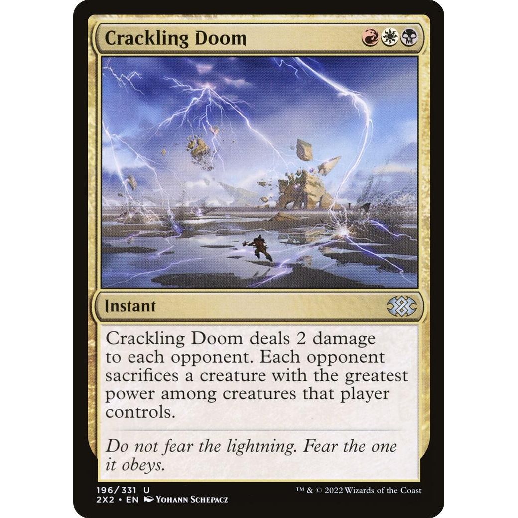 Image for Crackling Doom (196) (2X2) - Magic: The Gathering