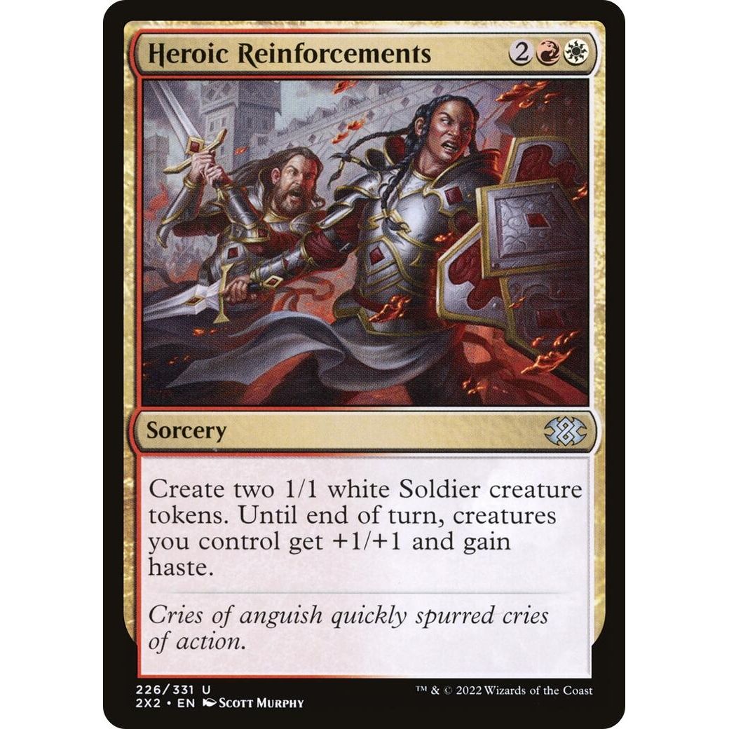Image for Heroic Reinforcements (226) (2X2) - Magic: The Gathering