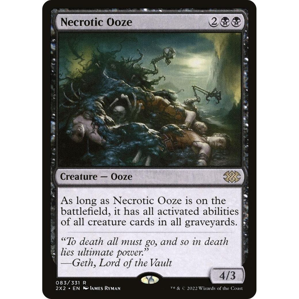 Image for Necrotic Ooze (83) (2X2) - Magic: The Gathering