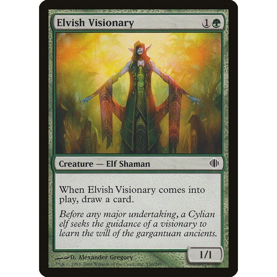 Image for Elvish Visionary (130) (ALA) - Magic: The Gathering