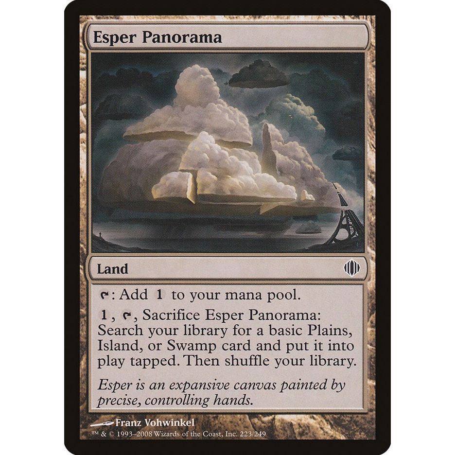 Image for Esper Panorama (223) (ALA) - Magic: The Gathering