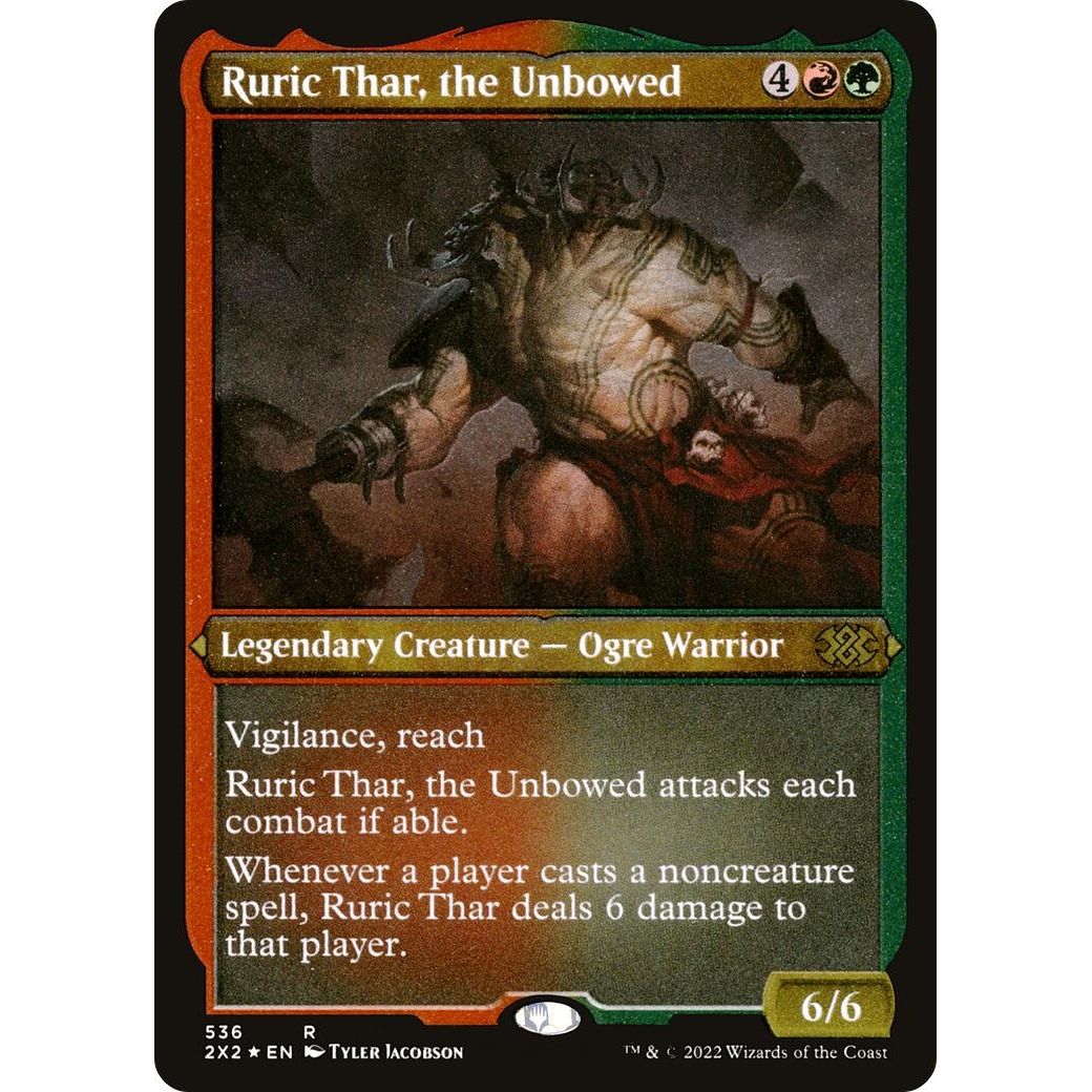Image for Ruric Thar, the Unbowed (Foil Etched) (536) (2X2) - Magic: The Gathering