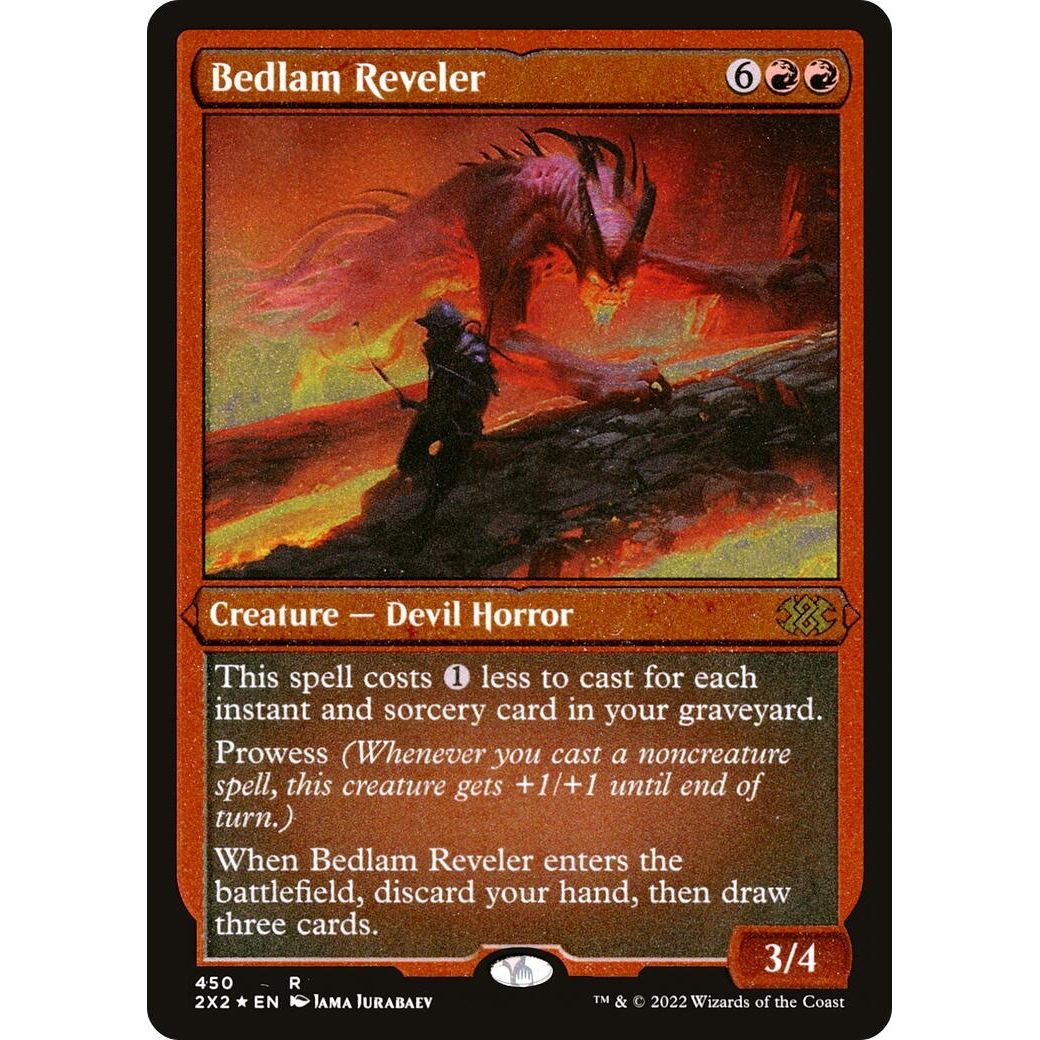 Image for Bedlam Reveler (Foil Etched) (450) (2X2) - Magic: The Gathering