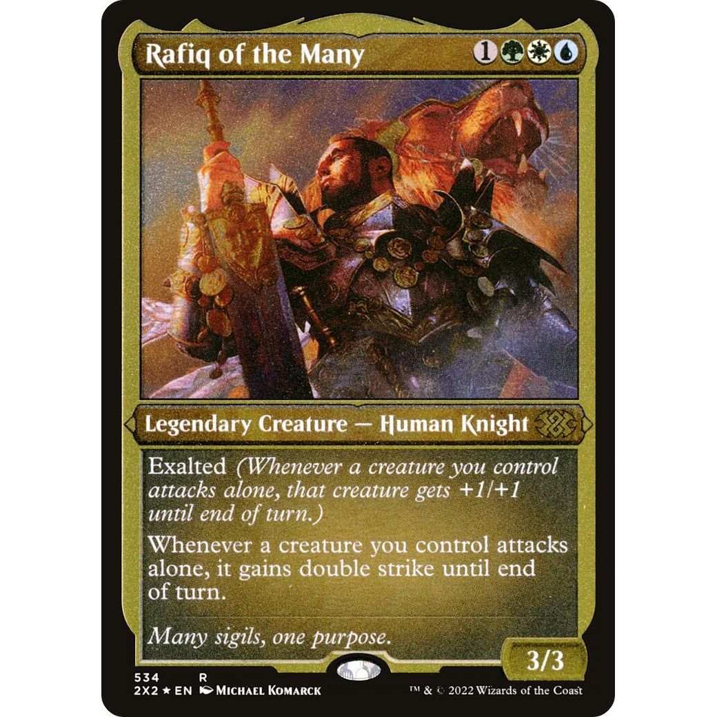 Image for Rafiq of the Many (Foil Etched) (534) (2X2) - Magic: The Gathering