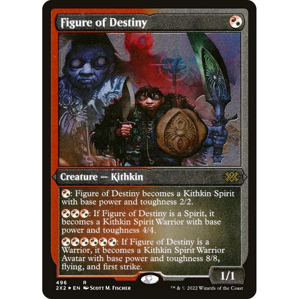 Image for Figure of Destiny (Foil Etched) (496) (2X2) - Magic: The Gathering