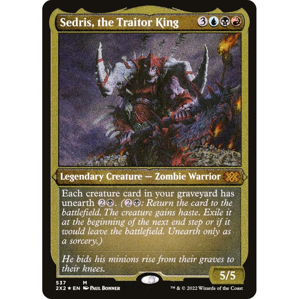 Image for Sedris, the Traitor King (Foil Etched) (537) (2X2) - Magic: The Gathering