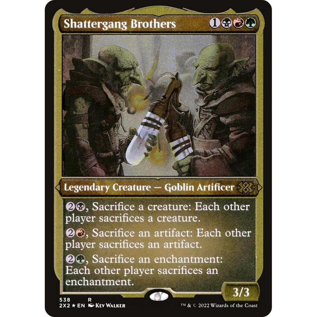 Image for Shattergang Brothers (Foil Etched) (538) (2X2) - Magic: The Gathering