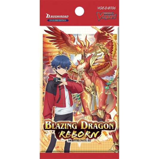 Image for Blazing Dragon Reborn Booster Pack - Cardfight Vanguard