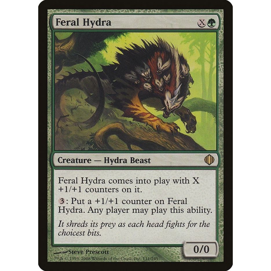 Image for Feral Hydra (131) (ALA) - Magic: The Gathering