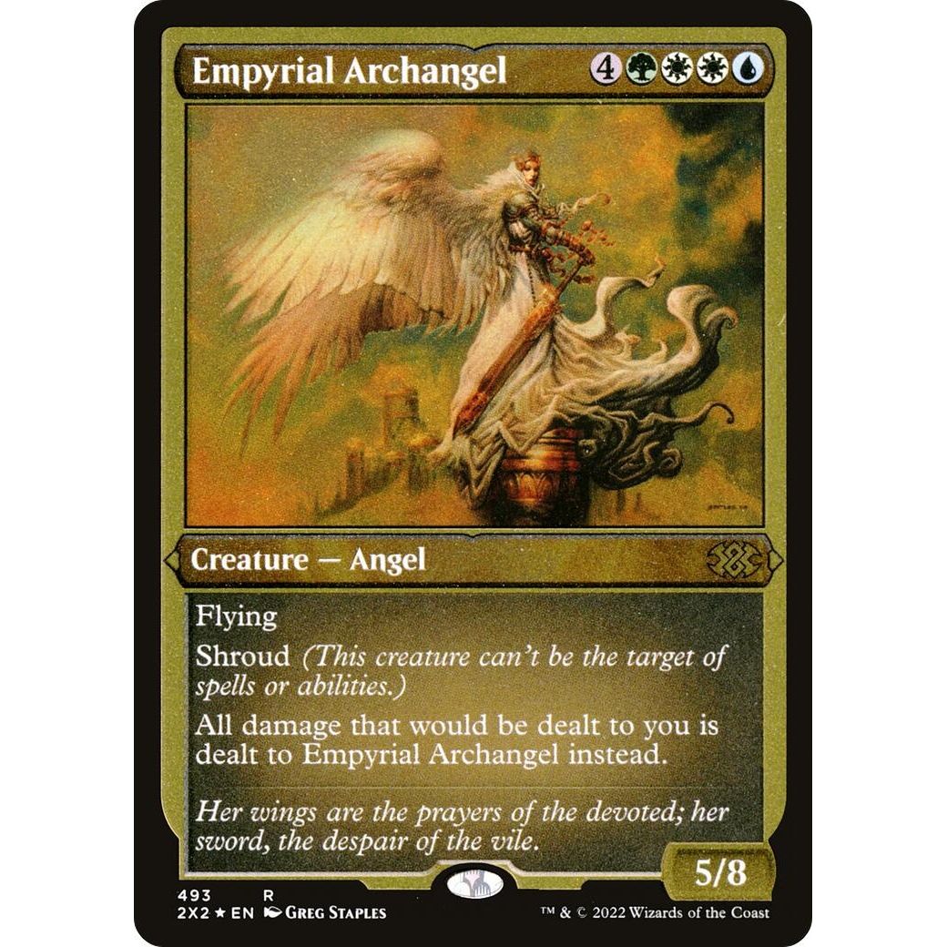 Image for Empyrial Archangel (Foil Etched) (493) (2X2) - Magic: The Gathering