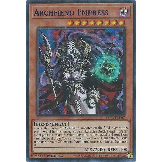 Image for Archfiend Empress (Blue) (LDS3-EN007) (LDS3) - YuGiOh