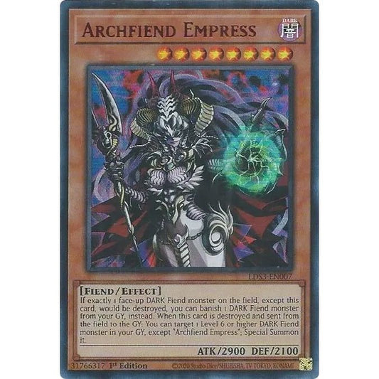 Image for Archfiend Empress (Red) (LDS3-EN007) (LDS3) - YuGiOh