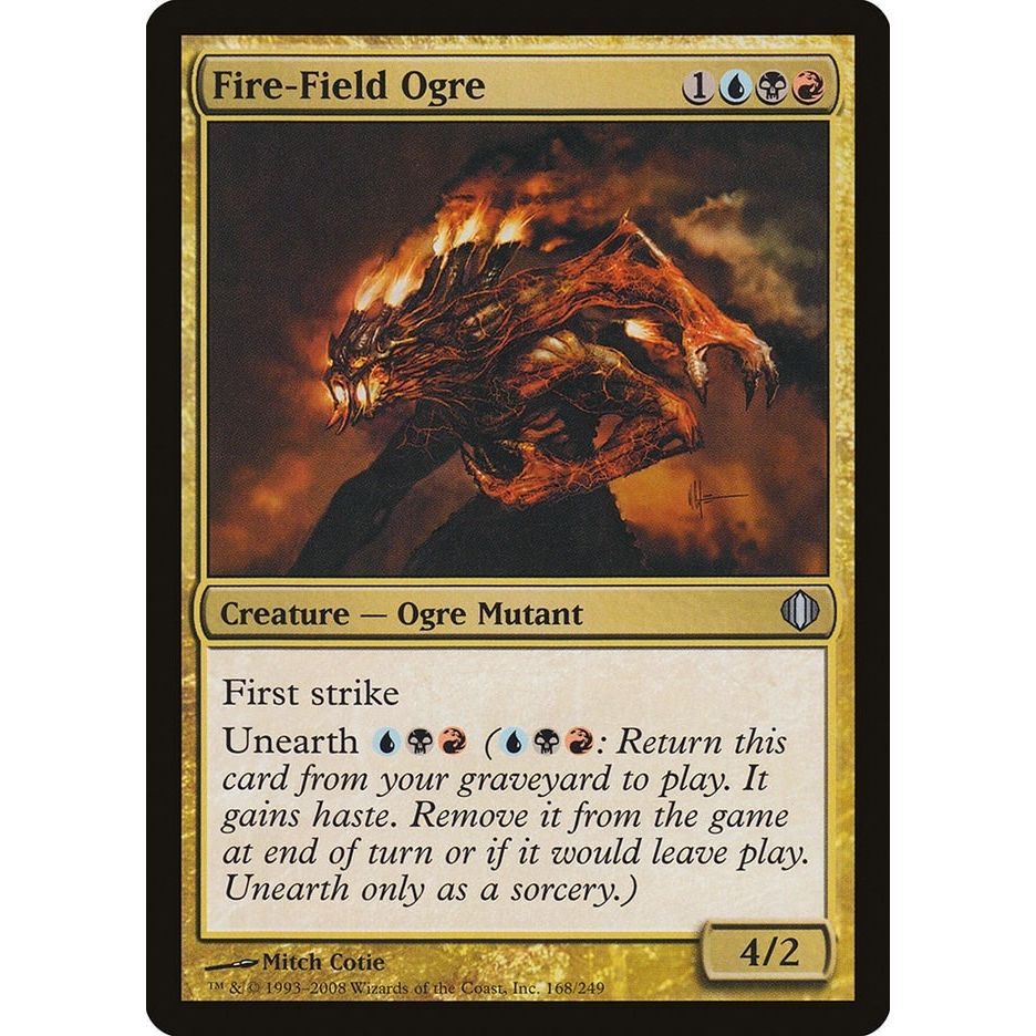 Image for Fire-Field Ogre (168) (ALA) - Magic: The Gathering