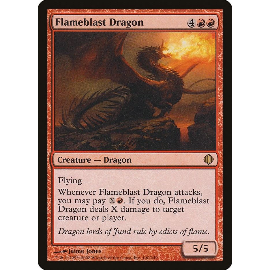 Image for Flameblast Dragon (100) (ALA) - Magic: The Gathering