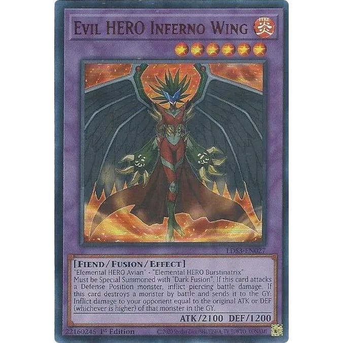 Image for Evil HERO Inferno Wing (Red) (LDS3-EN027) (LDS3) - YuGiOh