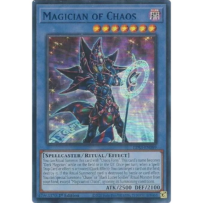 Image for Magician of Chaos (Blue) (LDS3-EN089) (LDS3) - YuGiOh