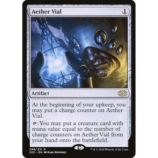 Image for Aether Vial (298) (2X2) - Magic: The Gathering