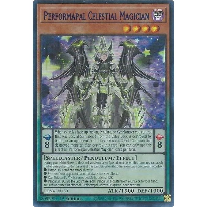 Image for Performapal Celestial Magician (Blue) (LDS3-EN130) (LDS3) - YuGiOh
