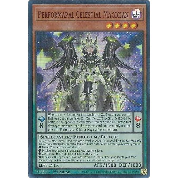 Image for Performapal Celestial Magician (Red) (LDS3-EN130) (LDS3) - YuGiOh