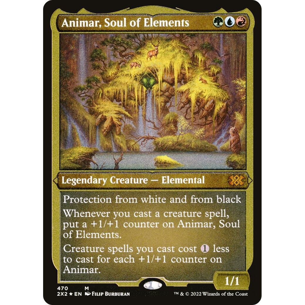 Image for Animar, Soul of Elements (Foil Etched) (470) (2X2) - Magic: The Gathering