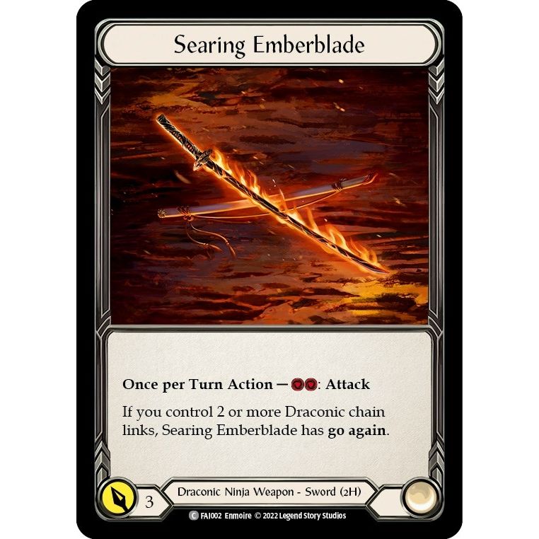 Image for Searing Emberblade (FAI002) (FAI) - Flesh and Blood TCG