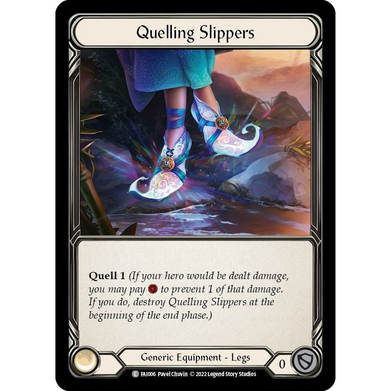 Image for Quelling Slippers (FAI006) (FAI) - Flesh and Blood TCG