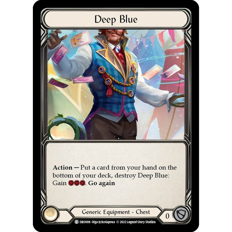 Image for Deep Blue (DRO006) (DRO) - Flesh and Blood TCG