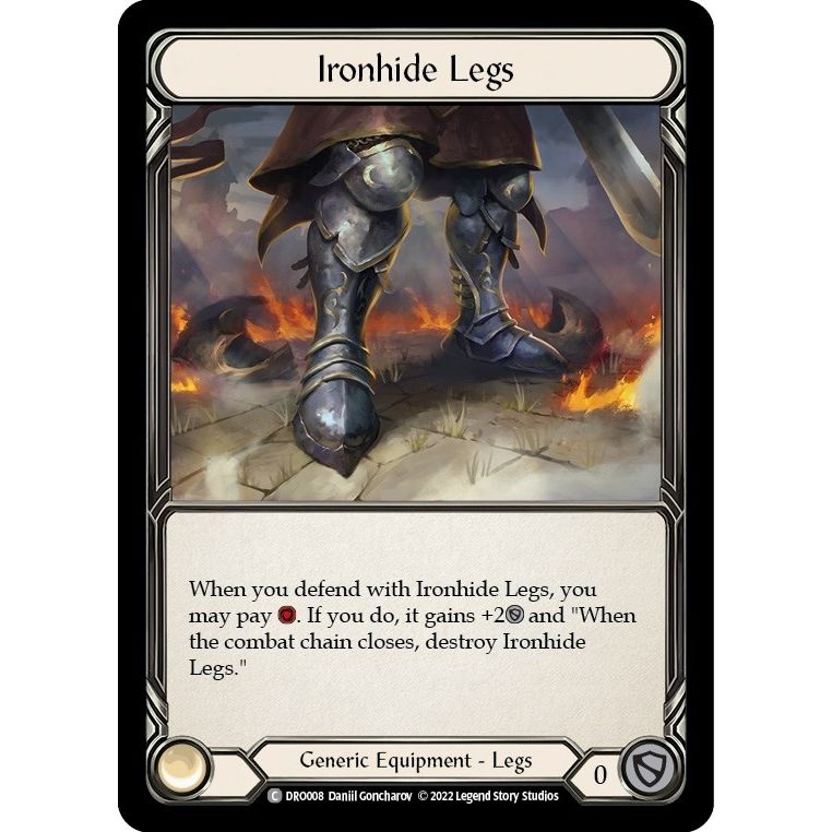 Image for Ironhide Legs (DRO008) (DRO) - Flesh and Blood TCG