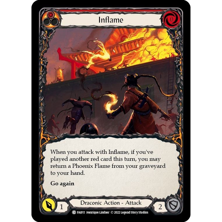 Image for Inflame (FAI011) (FAI) - Flesh and Blood TCG