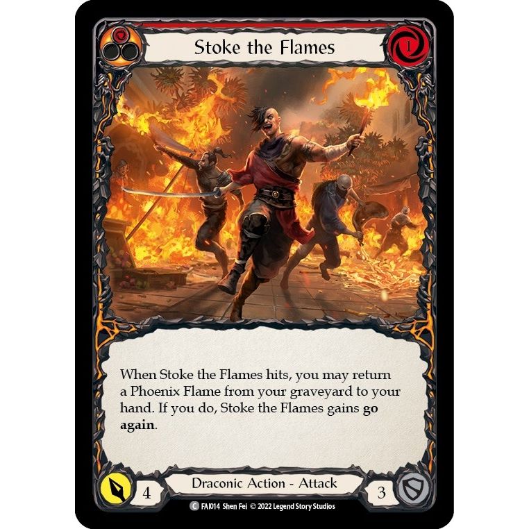 Image for Stoke the Flames (FAI014) (FAI) - Flesh and Blood TCG