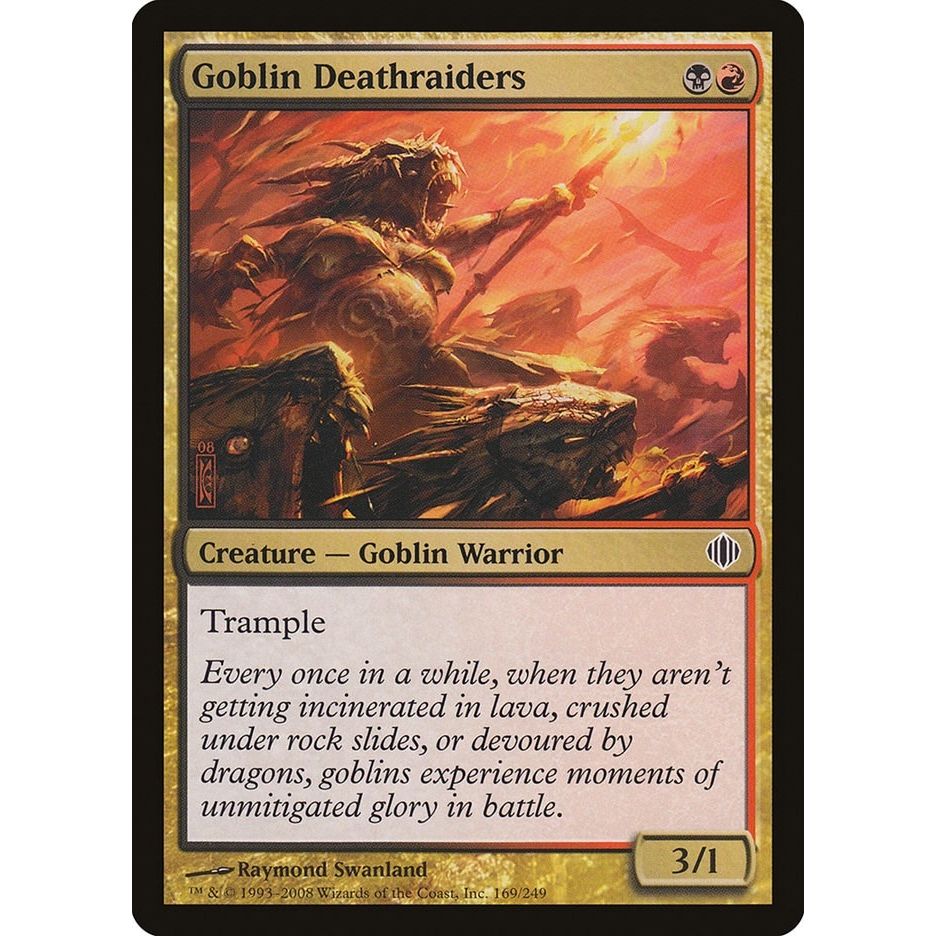 Image for Goblin Deathraiders (169) (ALA) - Magic: The Gathering