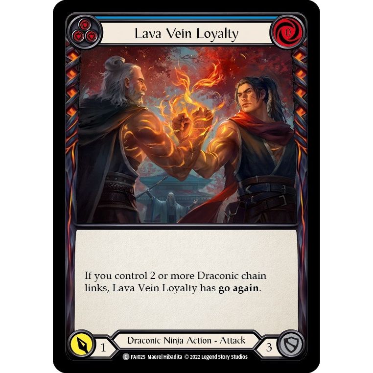 Image for Lava Vein Loyalty (Blue) (FAI025) (FAI) - Flesh and Blood TCG