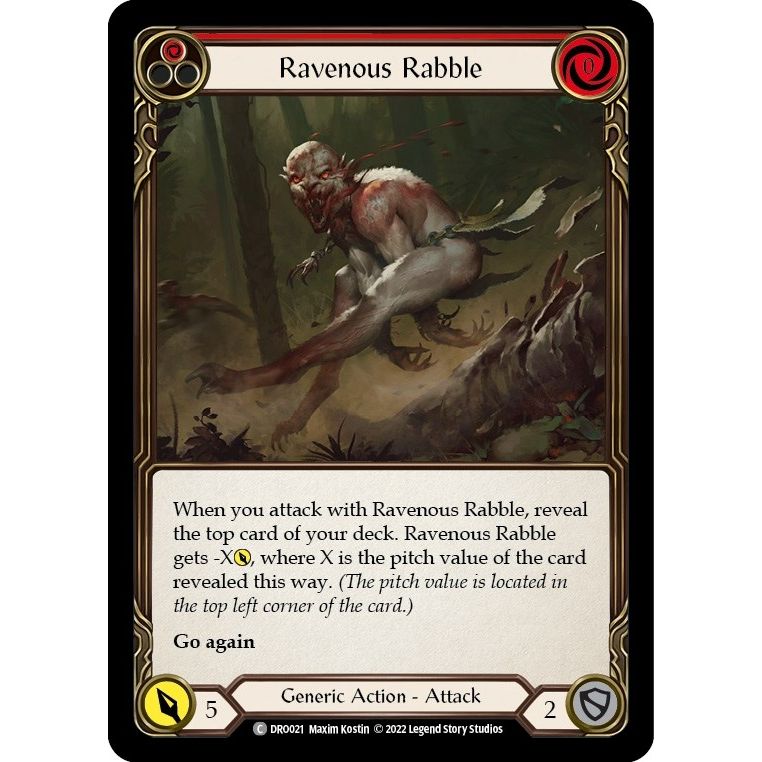 Image for Ravenous Rabble (DRO021) (DRO) - Flesh and Blood TCG