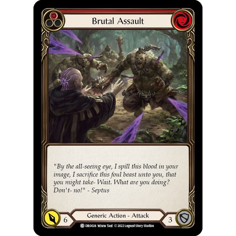 Image for Brutal Assault (DRO024) (DRO) - Flesh and Blood TCG