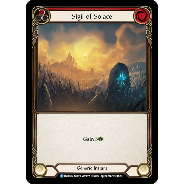 Image for Sigil of Solace (DRO026) (DRO) - Flesh and Blood TCG