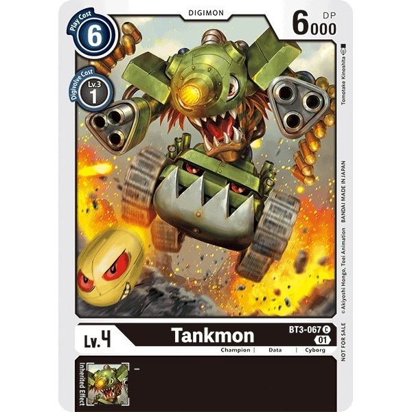 Image for Tankmon - BT3-067 (Tamer Party Vol. 4 Promo) (BT3-067 C) (BT01-03A) - Digimon Card Game