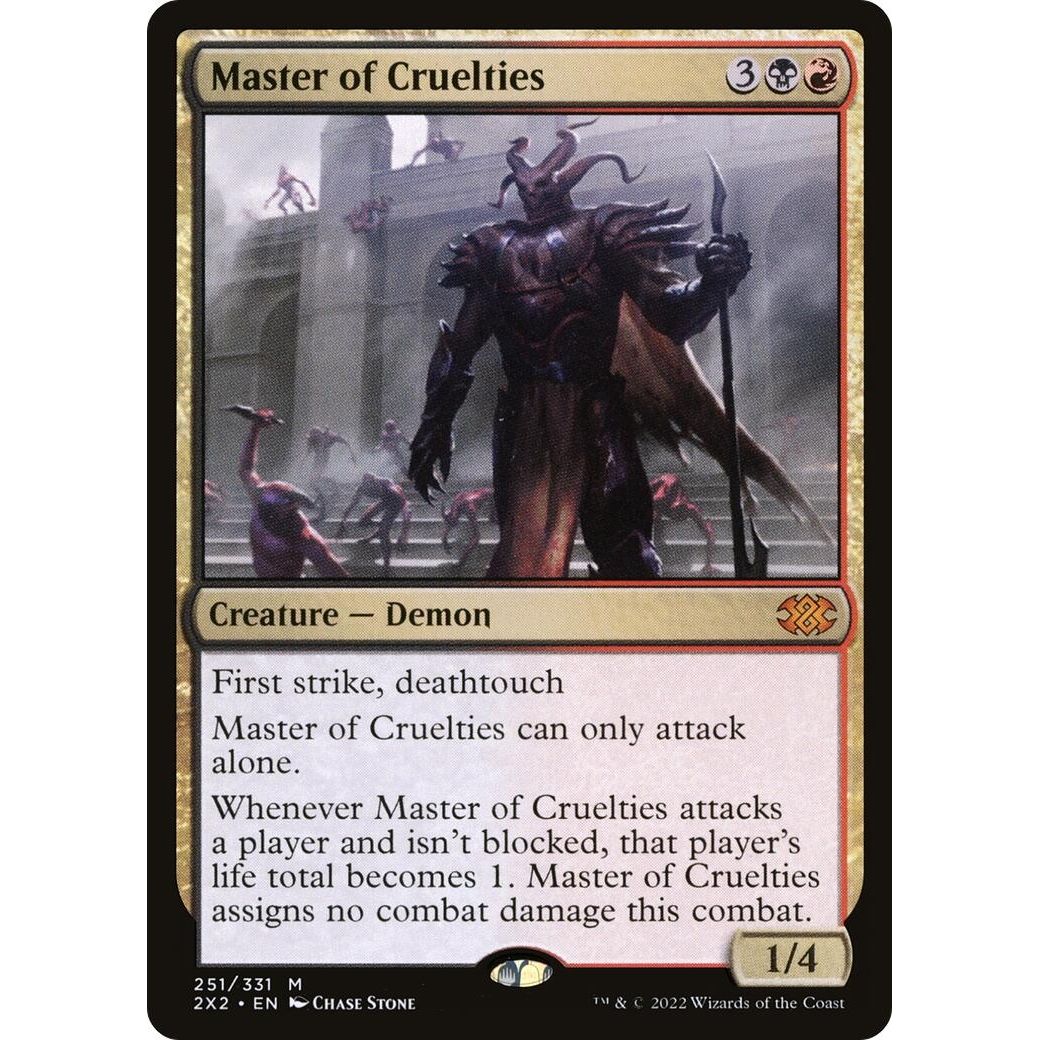 Image for Master of Cruelties (251) (2X2) - Magic: The Gathering