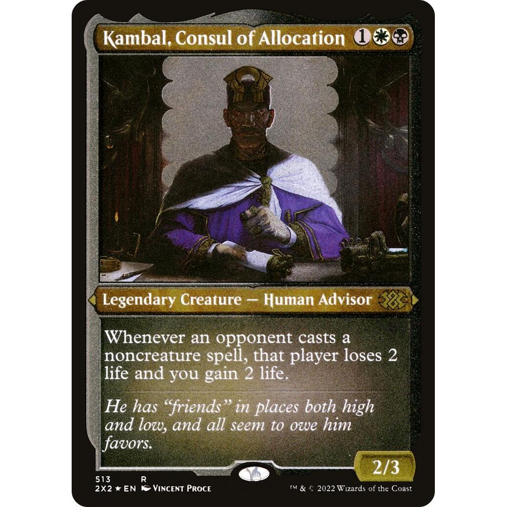 Image for Kambal, Consul of Allocation (Foil Etched) (513) (2X2) - Magic: The Gathering
