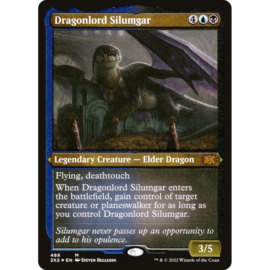Image for Dragonlord Silumgar (Foil Etched) (488) (2X2) - Magic: The Gathering