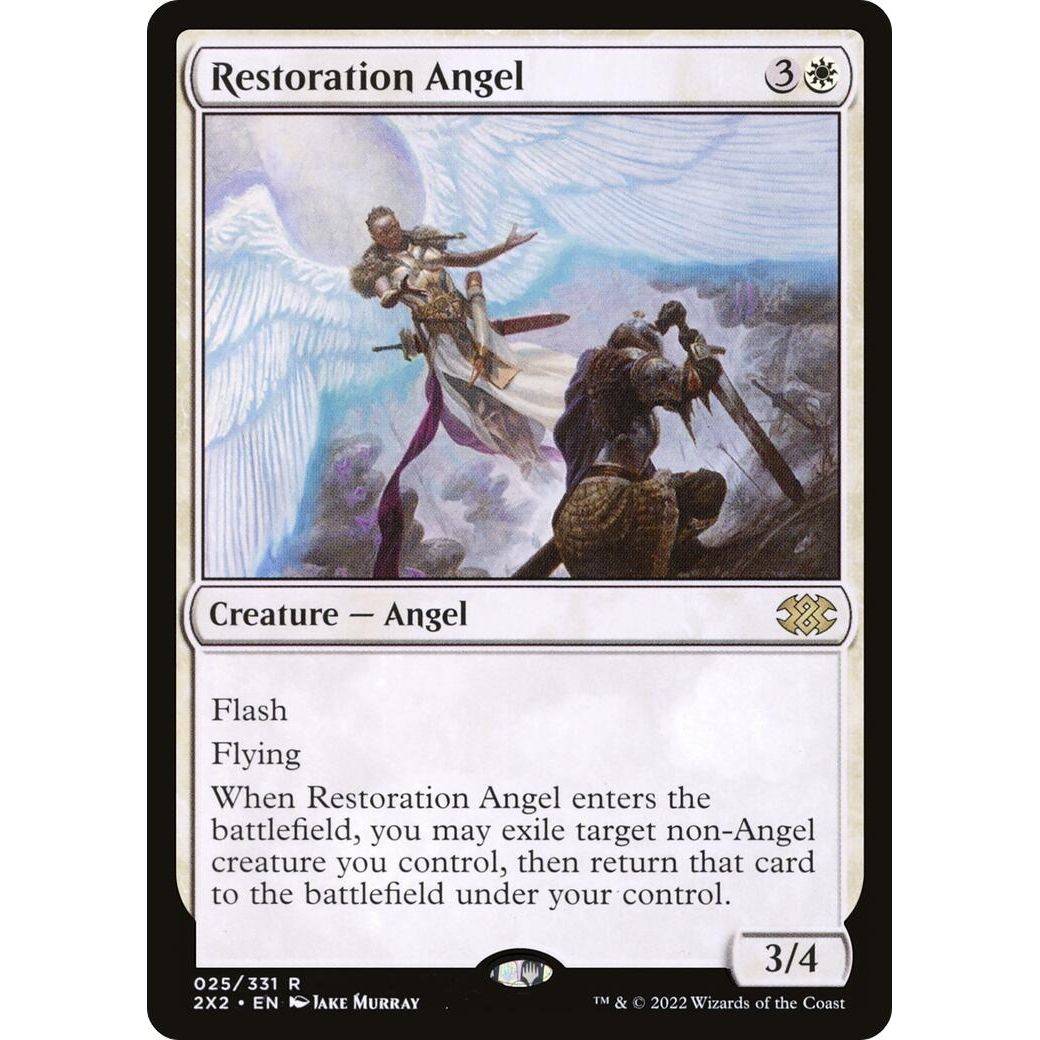 Image for Restoration Angel (25) (2X2) - Magic: The Gathering