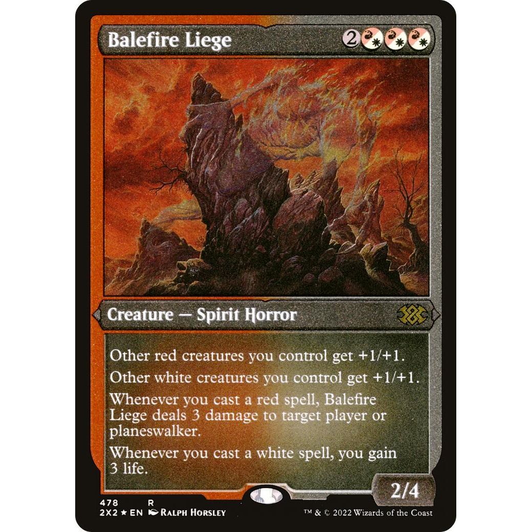 Image for Balefire Liege (Foil Etched) (478) (2X2) - Magic: The Gathering